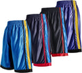 Gary Com Men's Basketball Shorts - Quick Dry Athletic Gym Shorts with Deep Pockets | 4 Pack