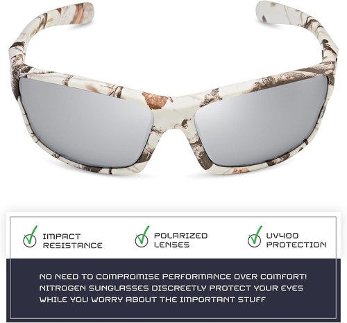 Nitrogen Polarized Sport Sunglasses - UV400 Protection for Men & Women | Ideal for Driving & Fishing