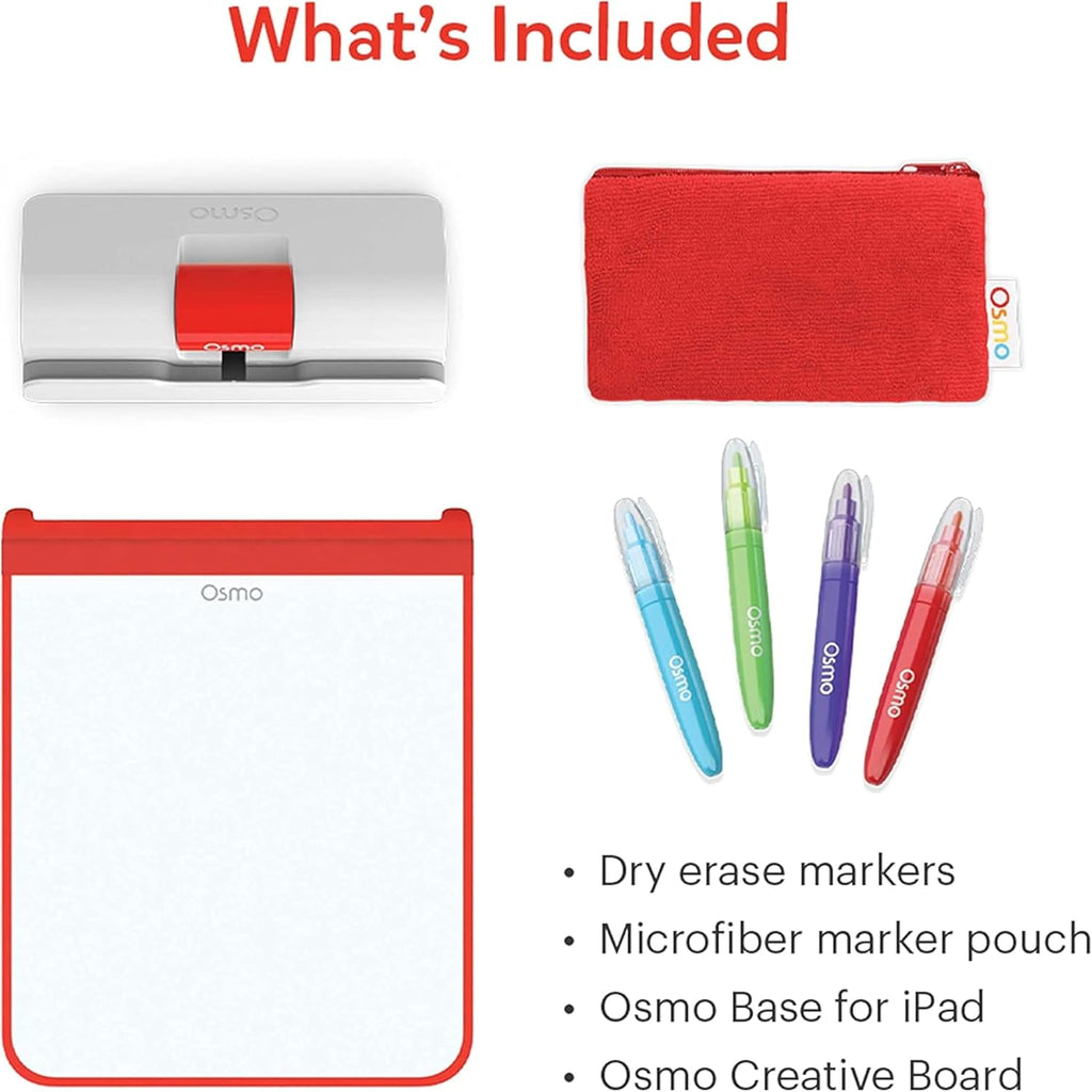 Osmo - Creative Starter Kit for iPad - 3 Educational Learning Games for Kids - STEM Toy Gift for Ages 5-10