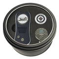 Team Golf NHL Gift Set Switchblade Divot Tool, Cap Clip, & 2 Double-Sided Enamel Ball Markers, Patented Design, Less Damage to Greens, Switchblade Mechanism