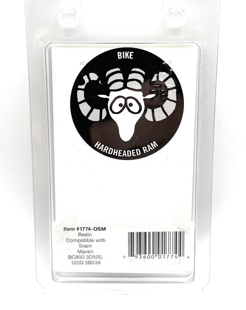 Bike Brake Pads Resin Will Perfectly fit SRAM Maven, bc800 3d500, 120g 3b039. The Bicycle Replacement Part for OEM Brakes for high Braking Power and Quiet Stops.