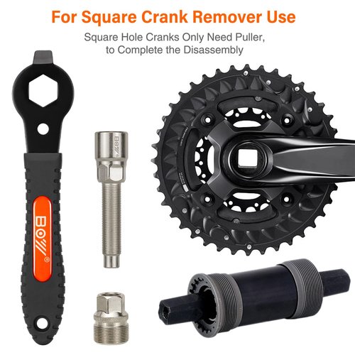 SONZUIA Bike Crank Puller Removal Tools for Bicycle Square Taper Crank and Spline Crank Arm (Crank Puller Set)