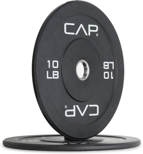 CAP Barbell Rubber Olympic Bumper Plate - Durable Weight Plates in Various Colors & Sizes