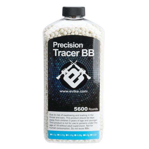 Evike Airsoft - Match Grade 6mm Airsoft Glow in The Dark BBS (Weight: Green Glow in The Dark / .20g / 5600 Rounds) (PID: 68277)…, 68277-MFG