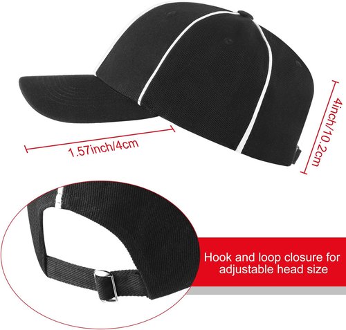 BBTO Referee Costume | Hat, Whistle & Penalty Flag Set for Men & Women - Perfect for Football Games