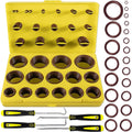 Viton O-Ring Assortment Kit - 386 PCS in 30 Sizes for Automotive, Plumbing & Hydraulic Repairs | 75A Durometer