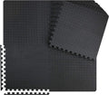 Innhom Gym Flooring Tiles - Durable Foam Exercise Mats for Home Gym | 12/24/48 Tiles Available