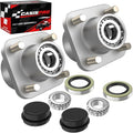 CASISPRO Golf Cart Front Wheel Hub Assembly for EZGO TXT/Medalist 2001.5-2013, EZGO Wheel Hubs Kit with Bearing/Oil Seal/Dust Cover, OEM# 70895G01, 2PCS