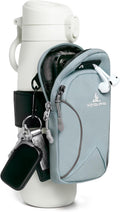 Skiennix Gym Water Bottle Caddy - Versatile Sleeve Bag with Phone Holder & Wallet for Running