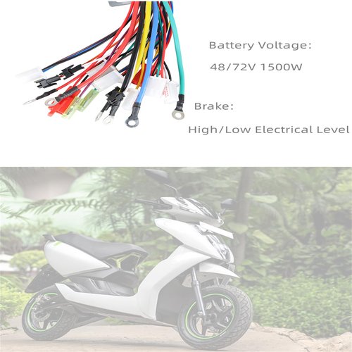 WFLNHB 48/72V 1500W Brushless DC Electric Motor Speed Control Box(2-mode) Replacement for Electric Bicycle Scooter Square Wave Controller