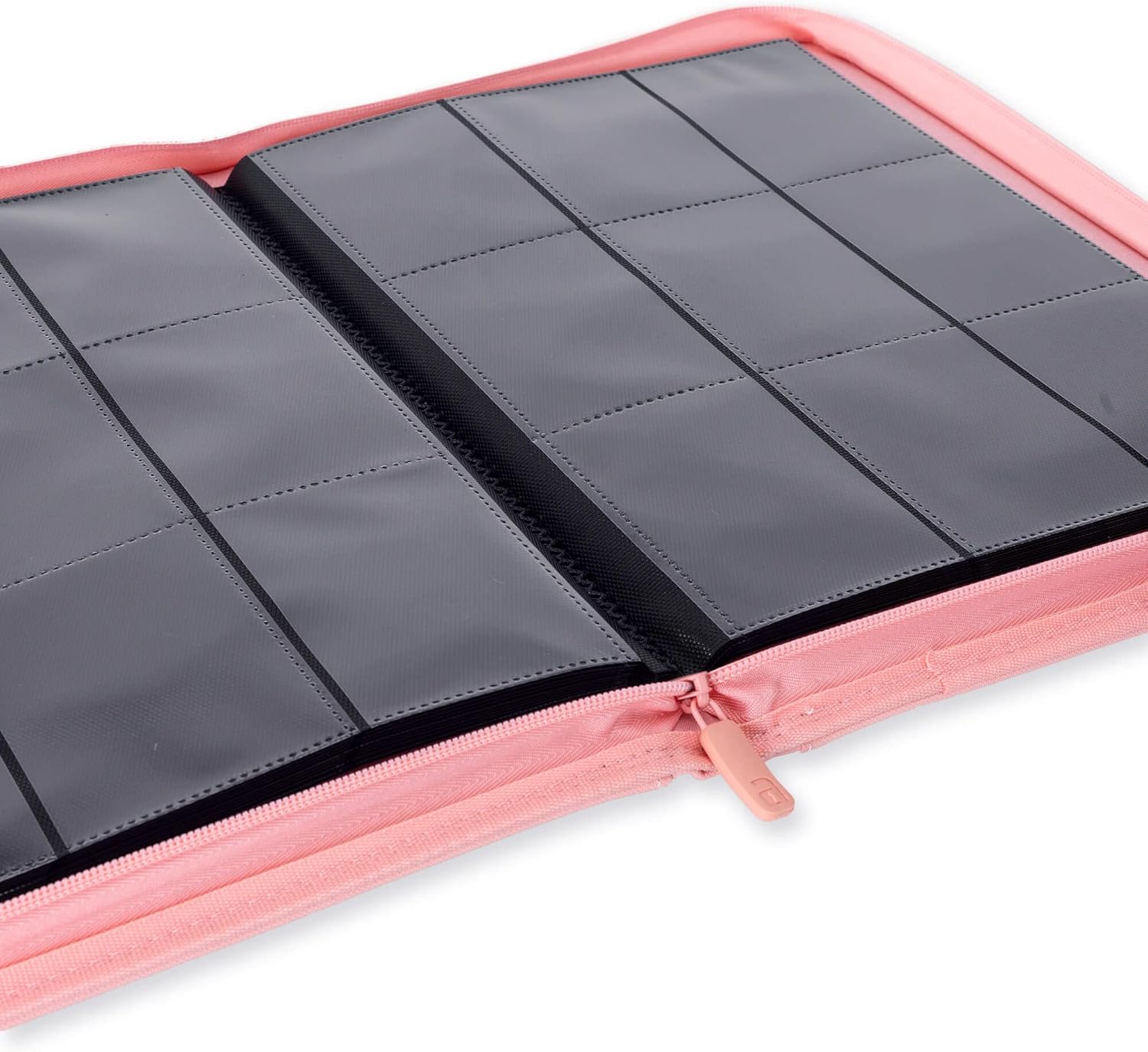 Vault X 9 Pocket Trading Card Zip Binder - Premium Exo-Tec Material, Holds 360 Cards, Pink