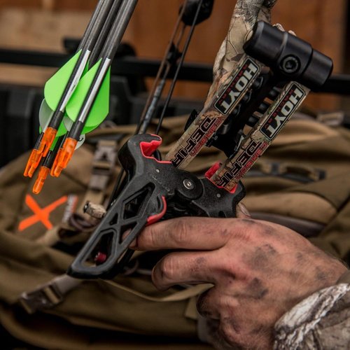 TRUGLO Bow Jack Lightweight Durable Portable Folding Bow Stand for Bowhunting - Mini Leg Length (5.8 in.); Wide Limb Width (up to 3.125 in.)
