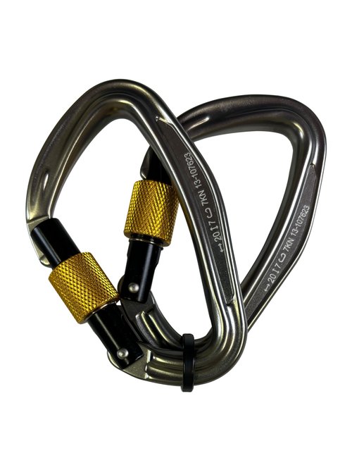 Hunter Safety System Recon Pro High-Strength Locking Carabiners, Rated up to 5600 lbs (2-PACK )