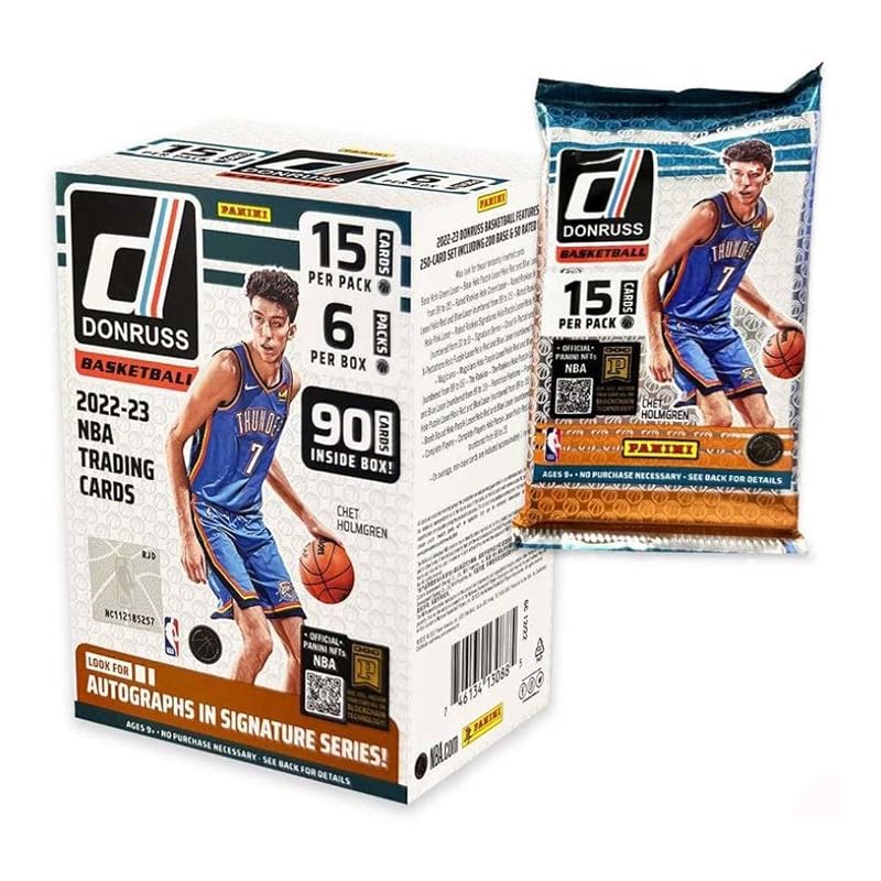 Donruss Basketball Trading Card Blaster Box 2022-23 90 Cards - 6 Pack