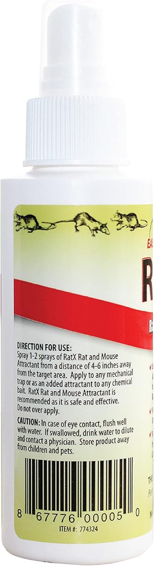 EcoClear | RatX All-Natural Poison-Free Mouse Attractant - 4 oz Non-Aerosol Spray