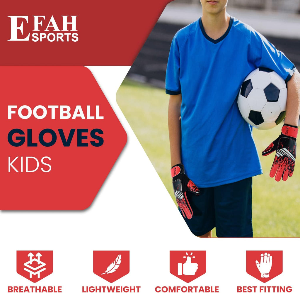 Skiennix Soccer Goalkeeper Gloves - Strong Grip for Kids & Youth | Perfect for Football