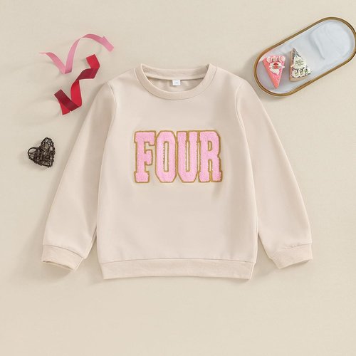 Lamuusaa Toddler Birthday Outfit - Embroidered Sweatshirt for Boys & Girls | Perfect Gift for Ages 1-6