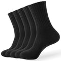 VoJoPi Wool Socks for Women Thermal and Warm Hiking Winter Thick Cozy Cushion Boot Work Socks 5 Pairs, Size 5-10
