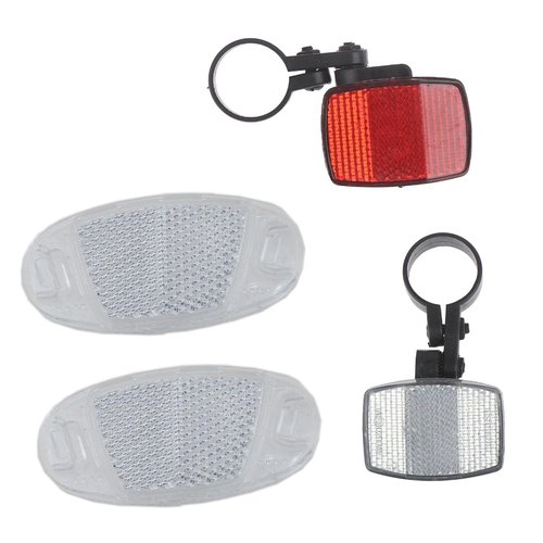 Meuey Lyot Bike Spoke Reflectors Bike Reflectors Bicycle Wheel Lights Bike Rear Reflector Bike Safety Light Reflective Spoke Cover Bicycle Accessories 4PCS