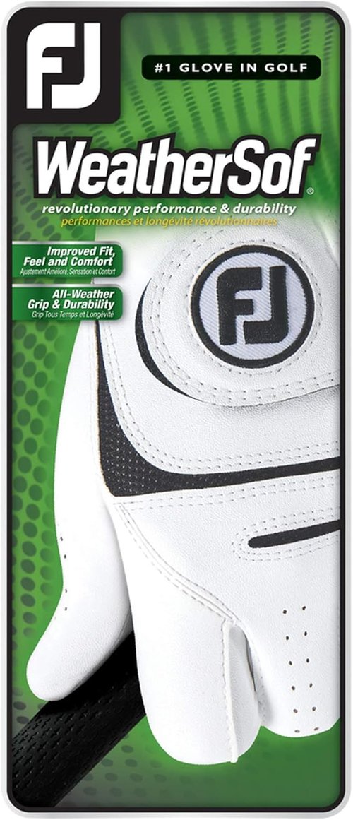 FootJoy Golf Glove - WeatherSof Technology for Superior Grip | Men's Size & Comfort