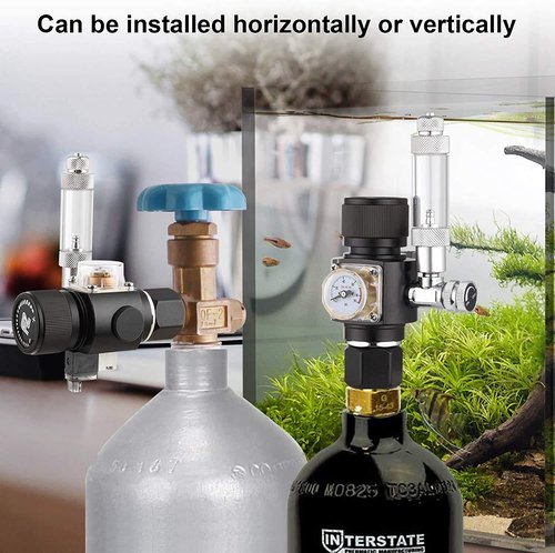 FZONE CO2 Regulator Mini V3.0 - Dual Stage with DC Solenoid & Bubble Counter for Paintball Tanks