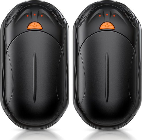 AI Hand Warmers - Rechargeable 2-Pack with Smart Chips | 20 Hours of Safe Heat for Outdoor Activities