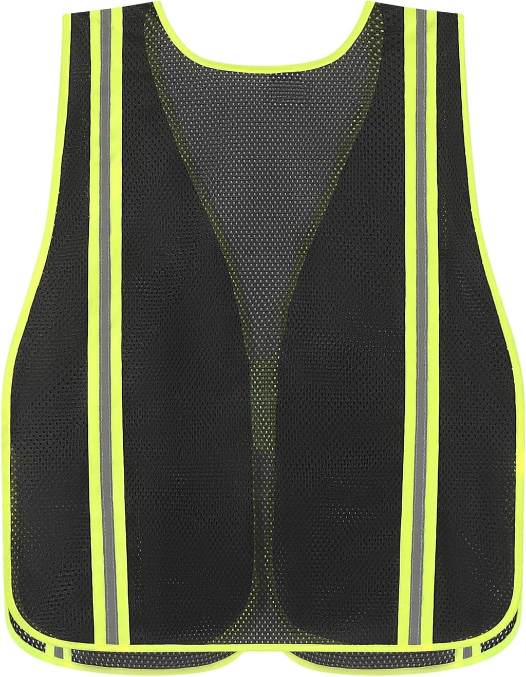 Skiennix High Visibility Reflective Safety Vest - Class 2 Mesh Fabric Work Jacket for Men & Women
