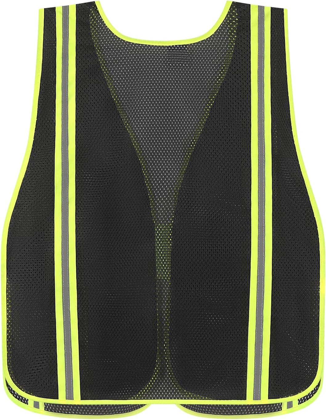 Skiennix High Visibility Reflective Safety Vest - Class 2 Mesh Fabric Work Jacket for Men & Women