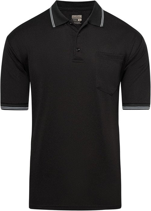 Murray Sporting Goods Polo Umpire Shirt - Short Sleeve Design for Comfort | Fits Chest Protector
