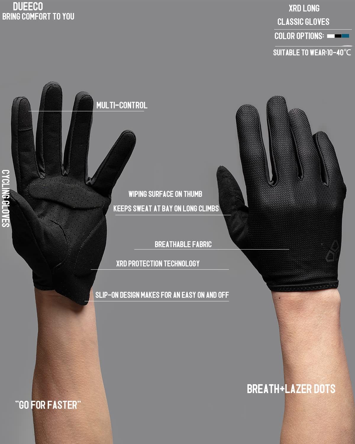 Skiennix Cycling Gloves - Touch Screen Compatible Bike Gloves with 3MM XRD Palm Padding | Men & Women