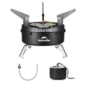 Naturehike 3-Burner Camping Stove for IGT Table with Carry Bag & Foldable Brackets
