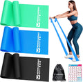 RENRAREN Resistance Bands - Versatile Exercise Bands for Strength Training, Yoga, and Rehab | Starter Set