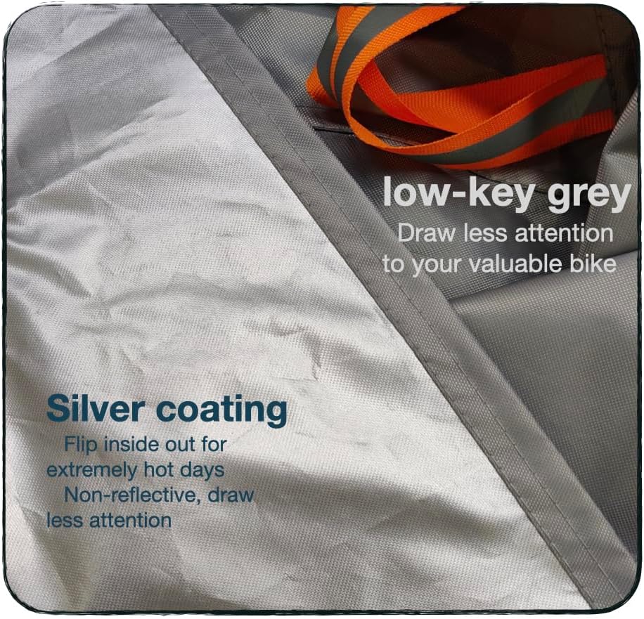 Urby Heavy Duty Bicycle Cover - Waterproof & Heat Resistant | Ideal for Electric Bikes, Large Size (29")