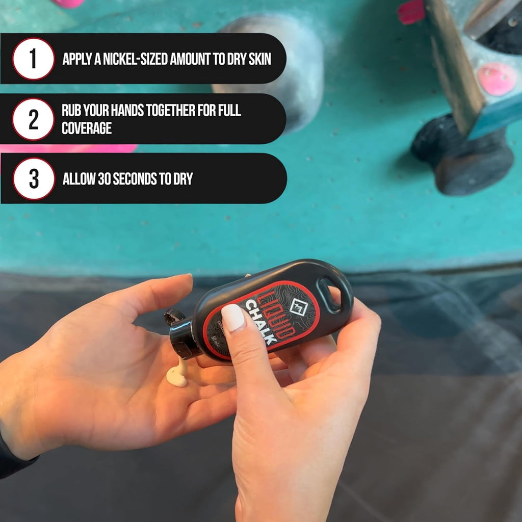 SURVIVOR Liquid Chalk - Ultimate Grip for Rock Climbing & Weightlifting - Ideal for Gymnastics & Training