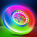 Skiennix LED Light Up Flying Disc | 7 Color Modes | Rechargeable Outdoor Toy for Kids & Adults