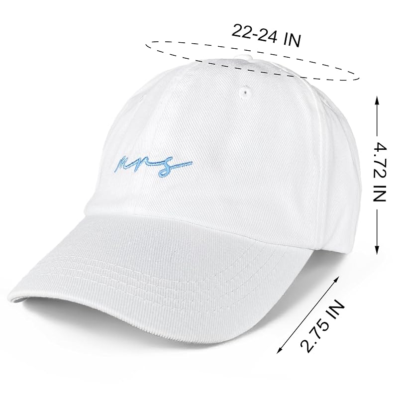 Ms-lt Bride Hat - Honeymoon & Bridal Gift for Bride to Be, 3D Embroidered Cotton Cap