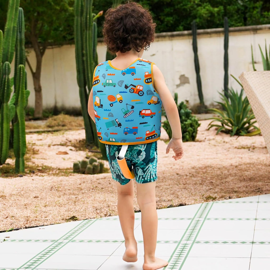 Skiennix Kids Swim Vest - Neoprene Swim Trainer with Crotch Strap for Toddlers 1-9 Years | Adjustable Straps