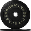 Fitvids Olympic Rubber Weight Plates Set - Durable Bumper Plates for Strength Training | 180-390 Lbs Options