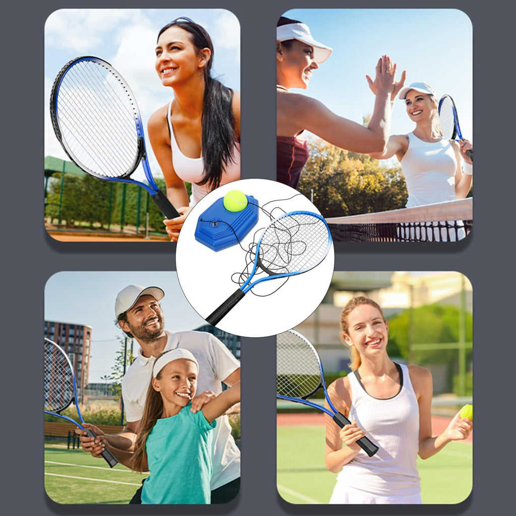 Toddmomy Tennis Practice Device 1 Set Tennis Trainer Rebound Ball with String Ball Solo Tennis Training for Self-Pracitce Tennis Training Equipment Tool Tennis Rebounder