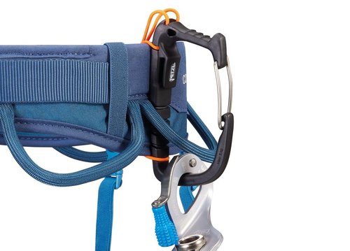 PETZL Corax Climbing Harness - Navy Blue, Size 2