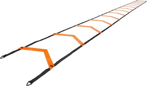 JAWKU Speed Ladder - Extra Long 21-Foot, 15 Rungs for Enhanced Balance & Agility Training
