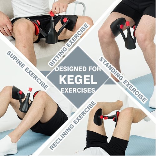 Nexpowx Kegel Exercise Equipment, Pelvic Floor Trainer, Thigh Trainer, Leg Exercise Equipment, Home Fitness Equipment, Suitable for Men and Women, Gift for Him & Her