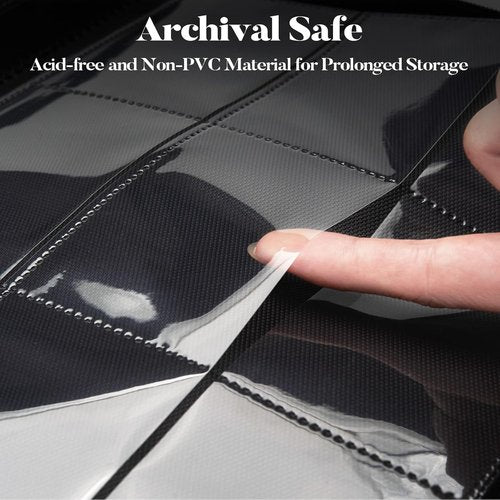 Fabmaker Premium 9 Pocket Card Binder - Sturdy PU Cover for 360 Cards | Sleek Orange Trading Card Album