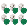 6 Sets Golf Hole Cups with Cover 4'' Putting Green Golf Hole Cup Practice Training Aids for Outdoor Backyard Yard Garden, 6PCS Cup+ 6PCS Lids