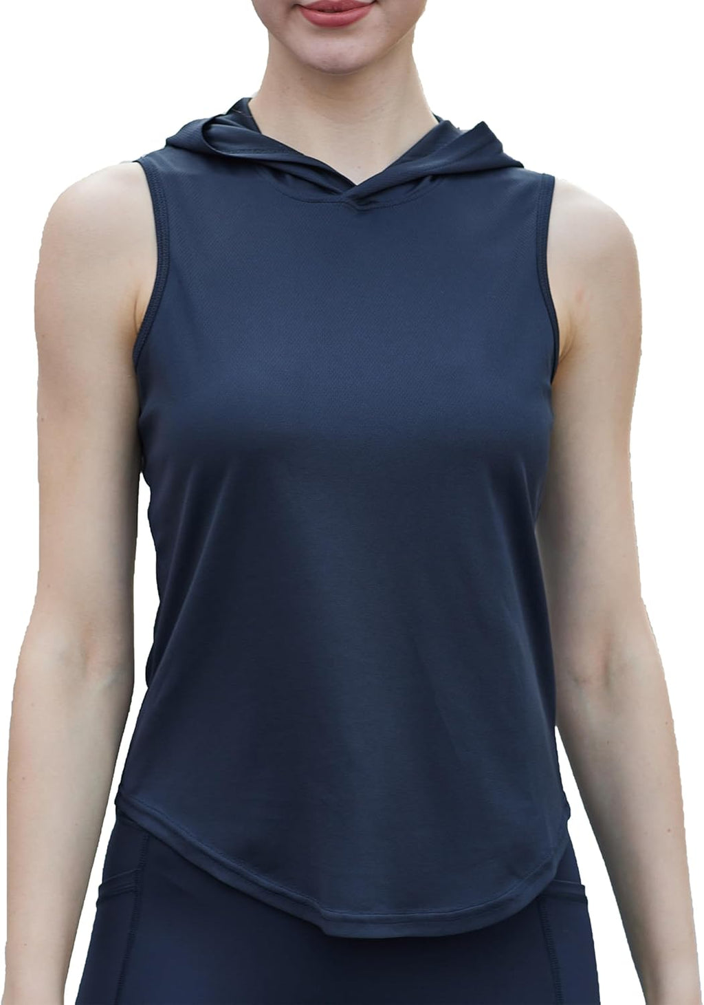 Skiennix Women's Hooded Yoga Tank Top - Quick Dry Sleeveless Running Shirt | Perfect for Gym Workouts