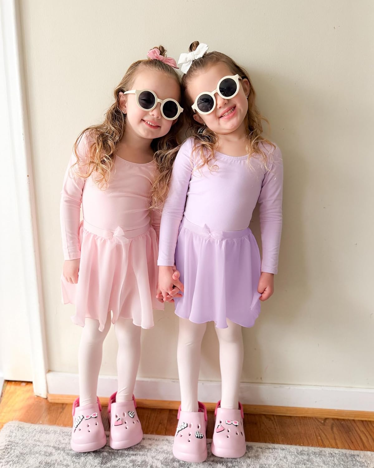Stelle Girls Ballet Skirt - Chiffon Dance Skirt with Mesh Bowknot | Elastic Waist, Comfortable Fit