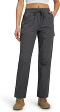 Libin Women's Hiking Pants - Lightweight Quick-Dry Water-Resistant Cargo Design | 5 Pocket Outdoor Travel