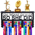 Biggun Medal Display Shelf - Easy Install Trophy Holder for Running & Wrestling Medals | Sturdy Design