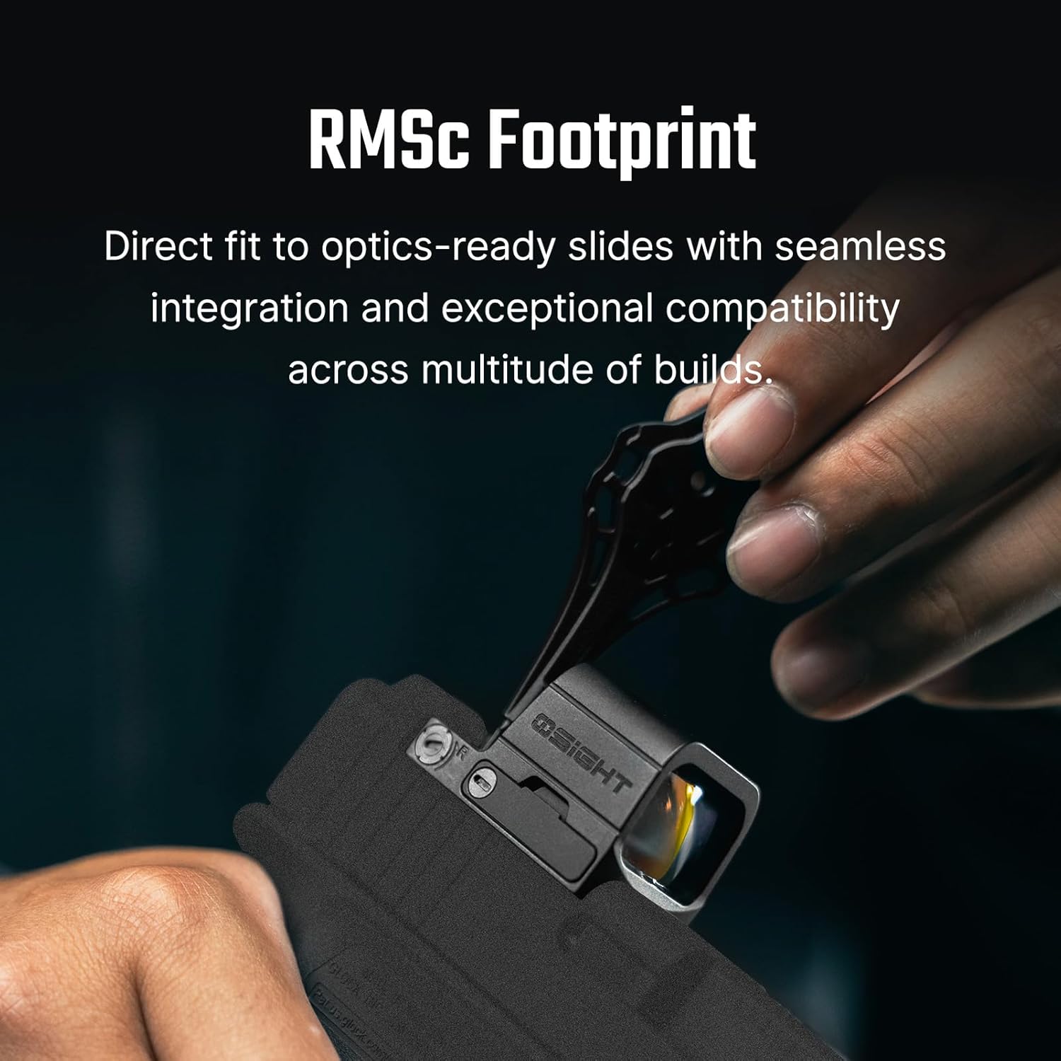 OSIGHT SE Enclosed Micro Reflex Sight - 2 MOA Dot & 32 MOA Circle Dual Reticle | Compact Red Dot for Concealed Carry