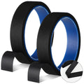 VioraWhite 2 Rolls Wetsuit Repair Iron On Seam Tape 0.8 Inch 16.4 Ft Waterproof Sealing Patch for Neoprene Wetsuit Drysuit Fishing Suits Industrial Standard Carrier Material Black Color
